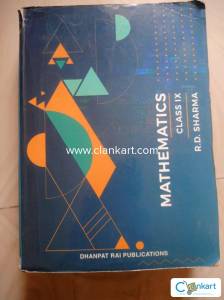RD Sharma maths book for class 9