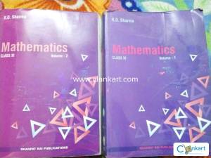 RD Sharma maths class 11 volume 1 and 2