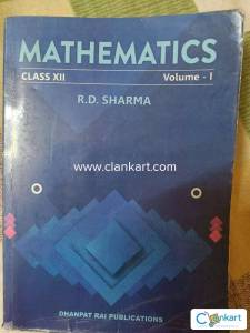 RD Sharma maths class 12 part 1 and 2