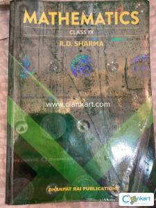 RD Sharma maths for class 9