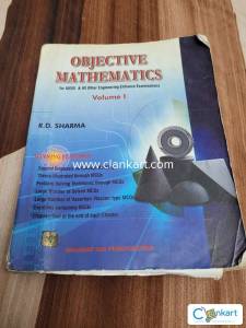 RD Sharma objective mathematics volume 1