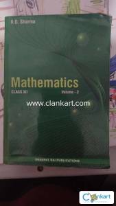 RD Sharma volume 2 for class 12