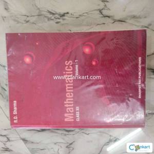 RD  Sharma  Mathematics class 12(In excellent condition like a new boo