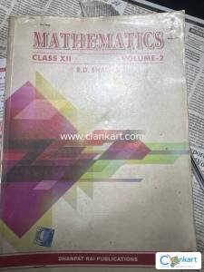 RD sharma 2nd edition
