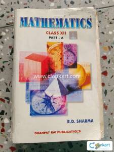 R.D sharma Math book class 12 by dhanpat raip publication
