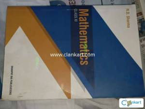 R.D. sharma Mathematics Class XI 11TH  Excellent Condition