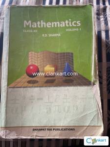 RD sharma maths volume 1 class 12th