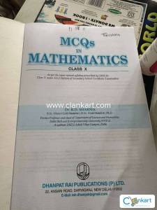 RD sharma mcq maths class 10
