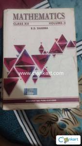 R.D. sharma volume 2 Book for class 12