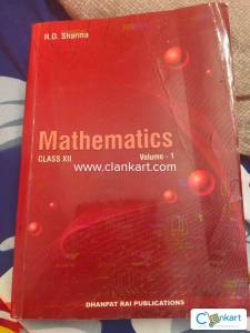 R.D sharma volume part 1 mathmatics class 12th