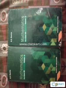 R.D.sharma class 12th I&II volume