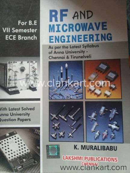 RF and Microwave Engineering book for sale