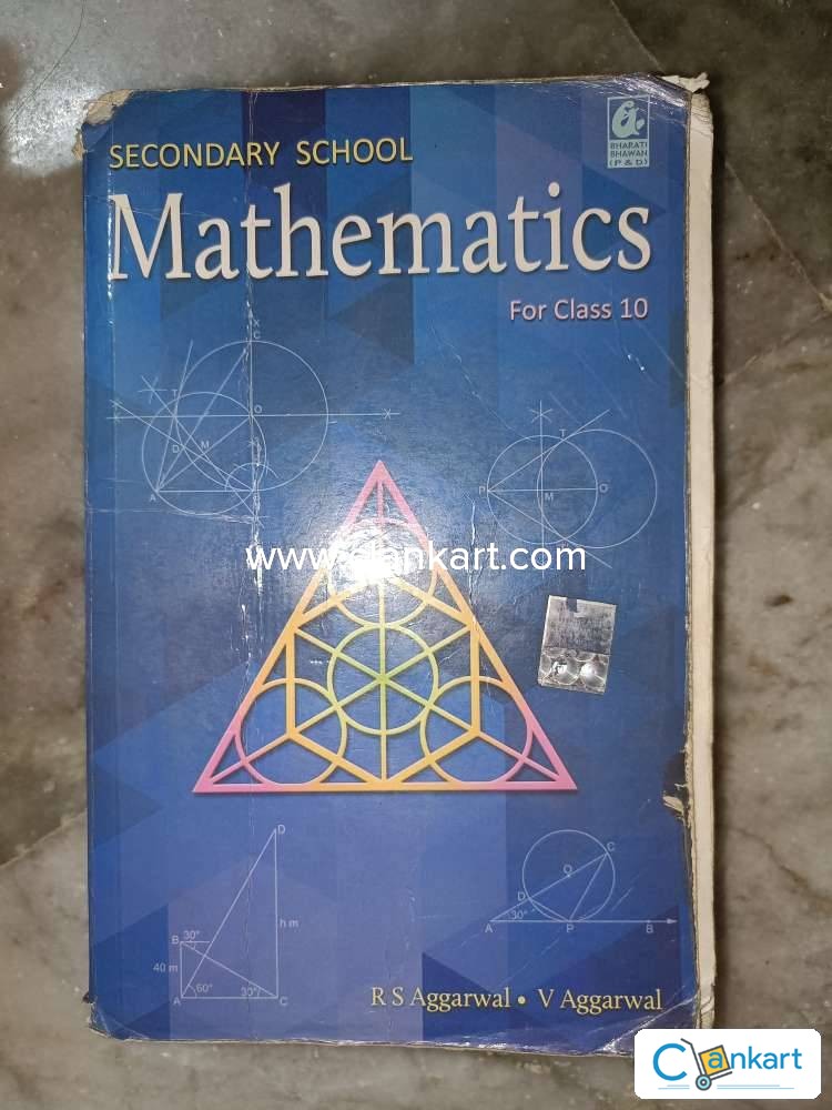Buy mathematics for class 10 rs aggarwal book in good condition at