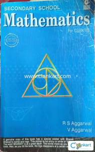 RS Aggarwal Mathematics CLASS X CBSE