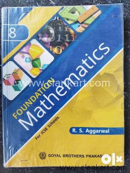 RS Aggarwal Maths book for class 8 by Goyal Brothers
