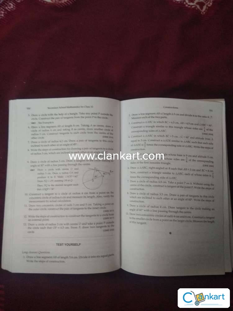 Buy secondary school mathematics for class 10 examination 2020 2021