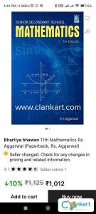 RS Aggarwal maths for class 11