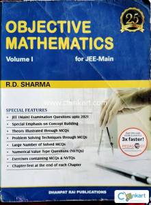 R D SHRAMA Objective Mathematics for JEE-MAIN  (vol.I and II)