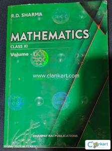 R D Sharma Class XI Mathematics Volume 1