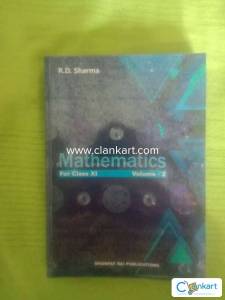 R. D. Sharma Mathematics For Class XI Vol I & II