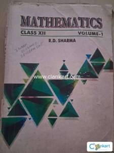 R D Sharma class 12 Volume 1