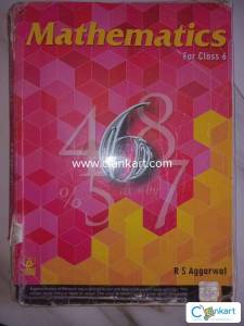 R S Aggarwal Mathematics for class 6