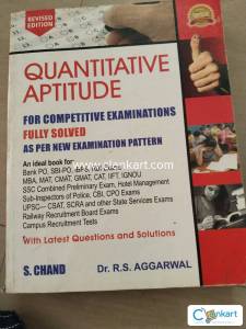 R S Aggarwal QUANTITATIVE APTITUDE ONLY ON 599