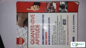 R S Aggrawal Ssc CGL Chsl MTS Quantitative Maths book.
