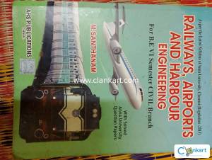 Raiways, Airport And Harbour Engineering for BE 4 th semester civil