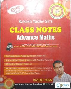 Rakesh Yadav Sir's CLASS NOTES Advance Maths