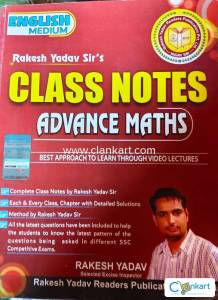Rakesh yadav sir'r class notes advance maths