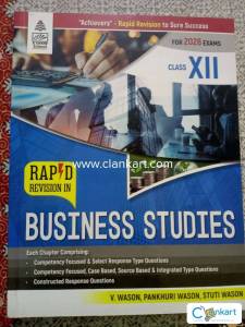Rapid revision in business studies class 12th V.Wason