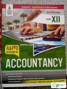 Rapid rivision in accountancy class 12th V.Wason