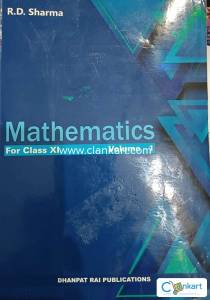 Rd Sharma class 11 Maths both volume