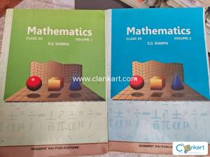 Rd Sharma maths class 12 vol 1 and 2