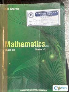 Rd Sharma maths for class 12