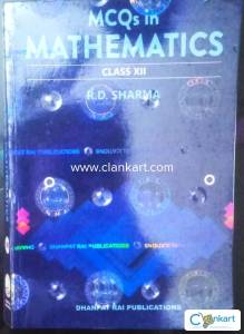 3 sets (part 1 and 2 +MCQ book) Rd sharma