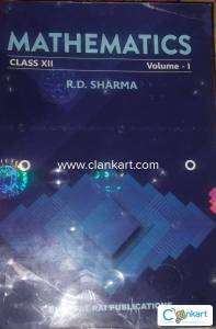 Rd sharma class 12 volume 1 and 2 + mcq