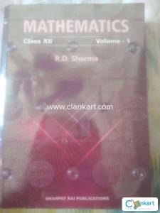 Rd sharma class 12th volume 1