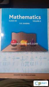R.d sharma mathematics class 12 vol2    dhanpat rai publications