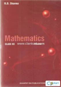 Rd sharma maths class 12