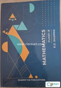 Rd sharma maths class 9th ( reference book,question book )