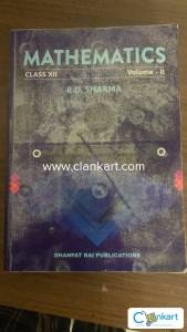 Rd sharma vol 1,2 and mcq book set class 12th