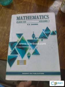 Rd sharma volume 1