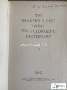 Readers digest encyclopaedic dictionary 3 volumes