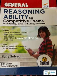 Reasoning Ability for compitative examination by Disha publication
