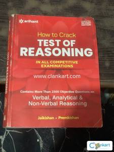 Reasoning book by Arihant publication