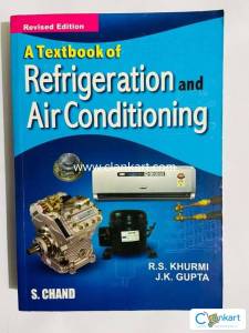 Refrigeration and Air Conditioning Book By R. S. Khurmi