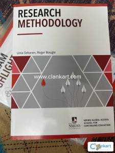 Research Methodology. By NMIMS. Never used. Completely new.