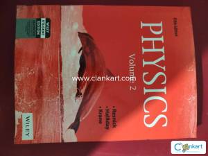 Resnick halliday physics for jee advance